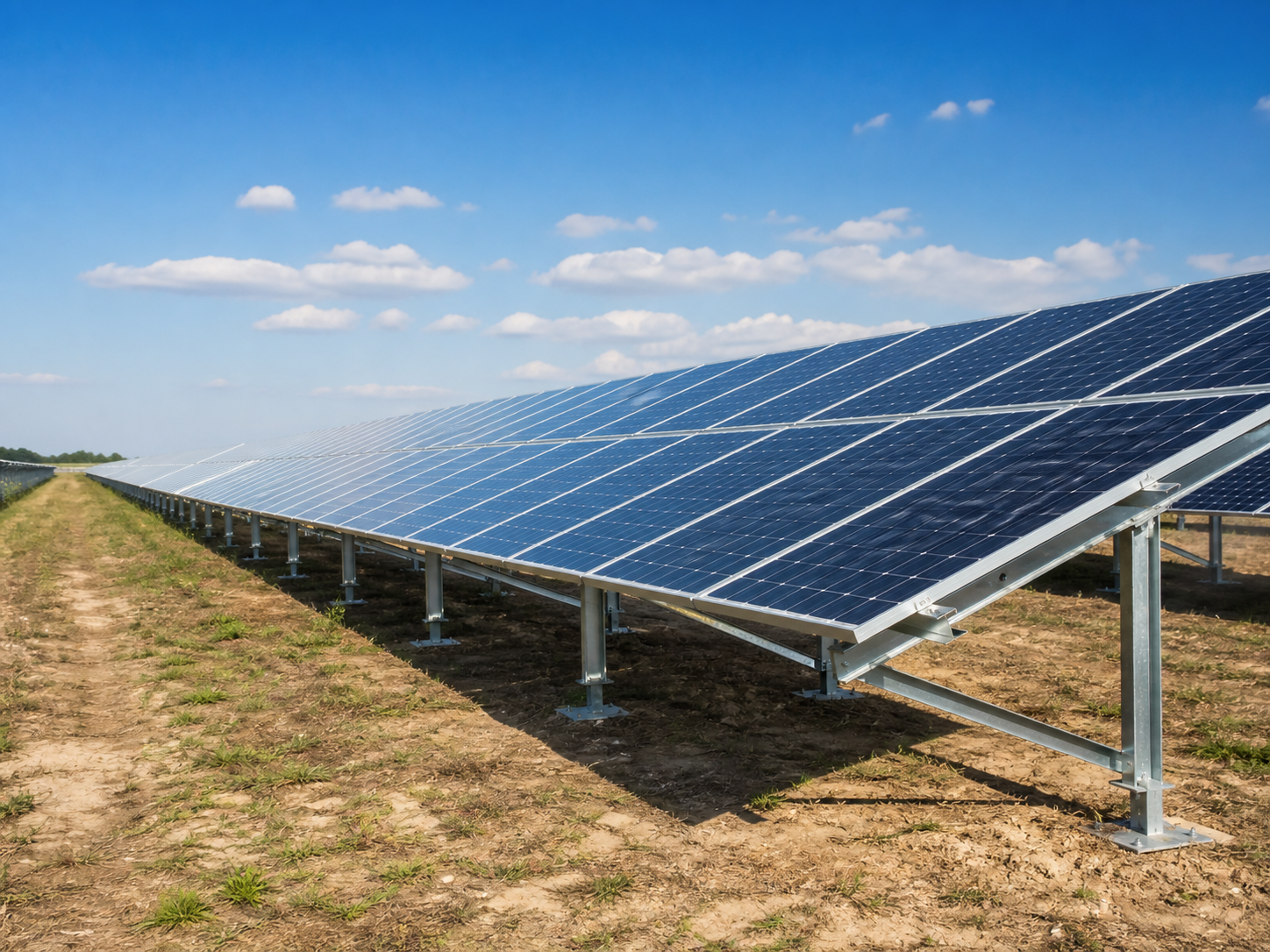 Customized solar PV mounting structure