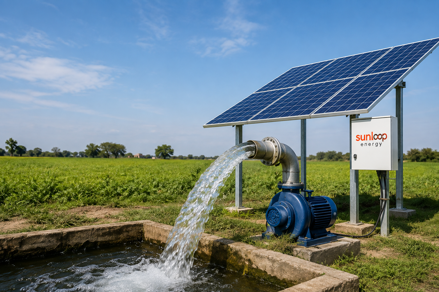 Solar AC Water Pumping Solution