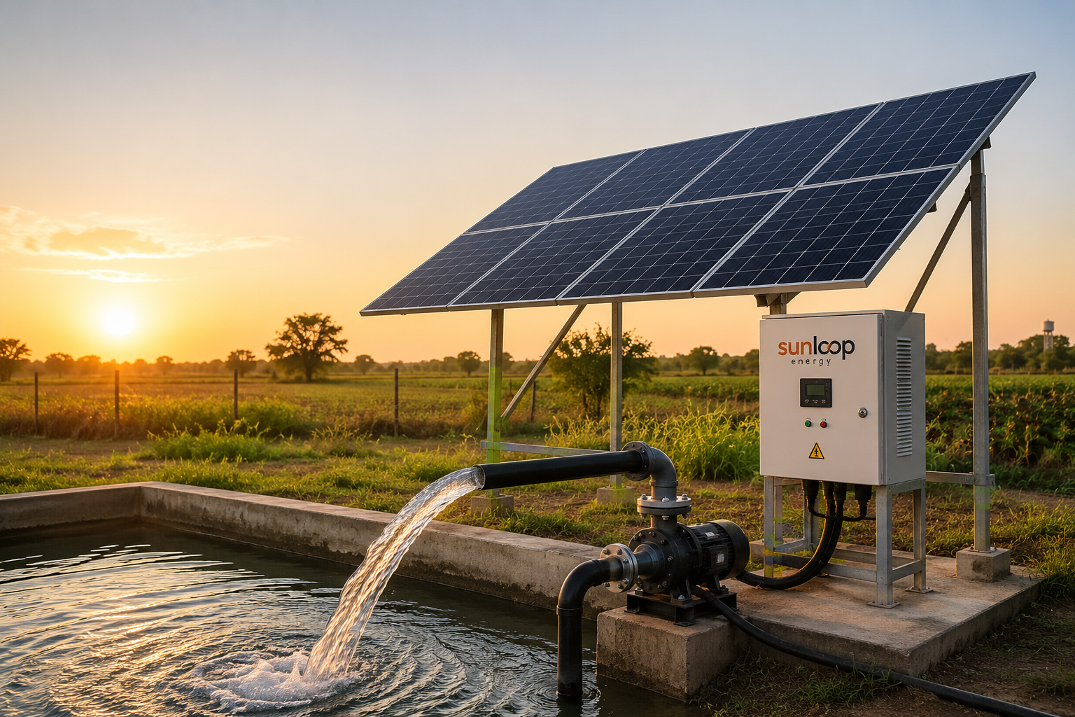 Solar DC Water Pumping Solution